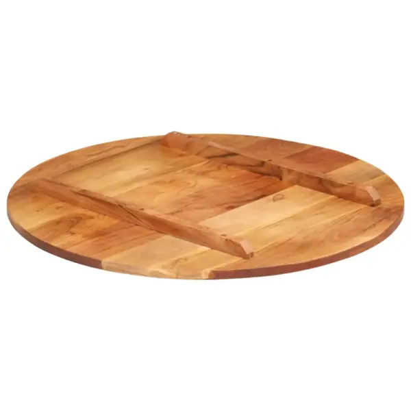 Ümmargune akaatsiapuidust lauaplaat, meekarva, 60 cm, 15–16 mm – 3