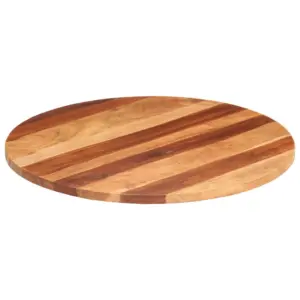 Ümmargune akaatsiapuidust lauaplaat, meekarva, 80 cm, 25–27 mm