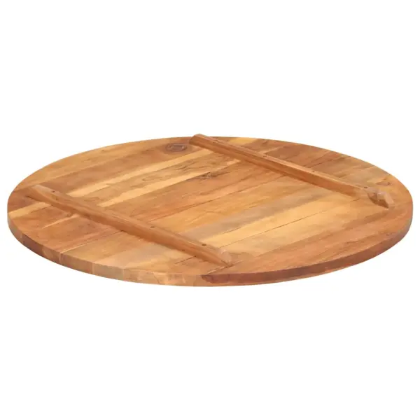 Ümmargune akaatsiapuidust lauaplaat, meekarva, 80 cm, 25–27 mm – 3