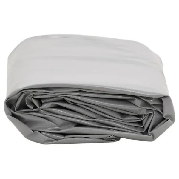 Ümmargune PVC present aiamööbli katmiseks, hall, Ø 2,8 m, 650 g/m² - 3