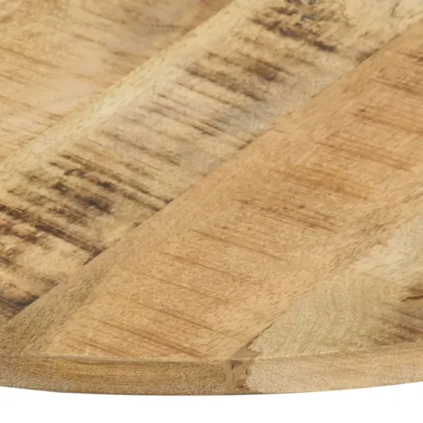 Ümmargune mangopuidust lauaplaat, 80 cm, 15–16 mm – 2