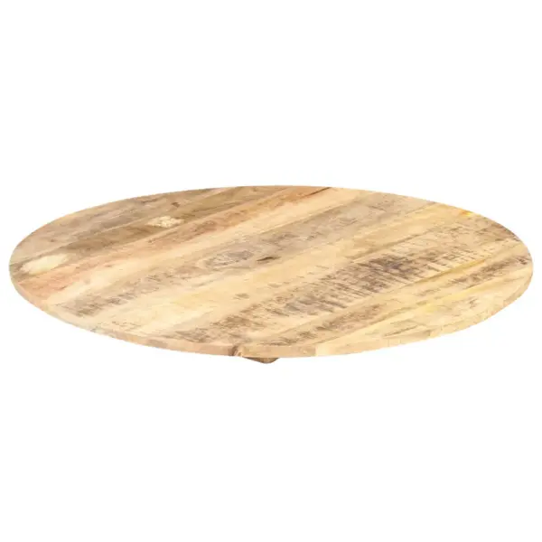 Ümmargune mangopuidust lauaplaat, 80 cm, 15–16 mm – 7