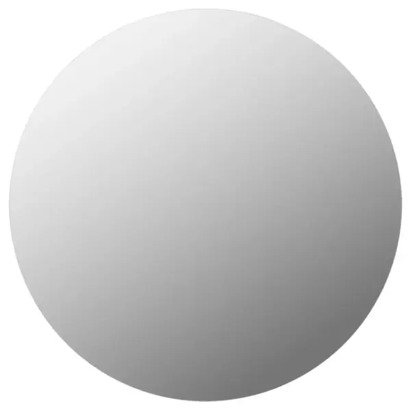 Ümmargune seinapeegel, 60 cm, hõbedane klaas – 3