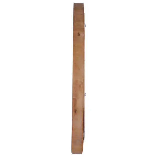 Ümmargune seinapeegel tiigipuu raamiga, 40 cm – 3