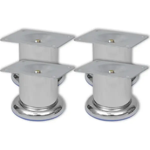 Ümmargused kroomitud diivanijalad, 8 tk, kõrgus 60 mm – 2