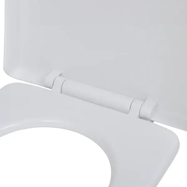 Vaikselt sulguva kaanega prill-lauad, 2 tk, valge plast, 48 x 35 cm – 5