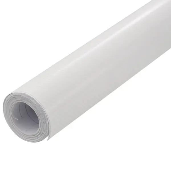 Valge 4D süsinikkiu välimusega iseliimuv autokile, 2 tk, PVC, 100 x 150 cm + 50 x 150 cm – 3