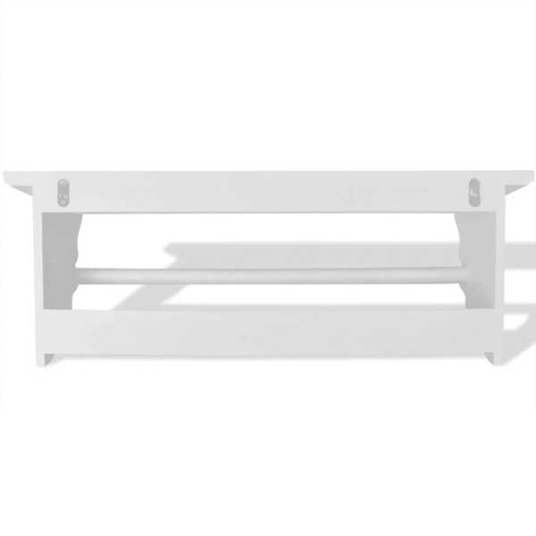 Valge barokkstiilis esikunagi riiuliga, MDF, 70 x 18 x 26 cm – 4