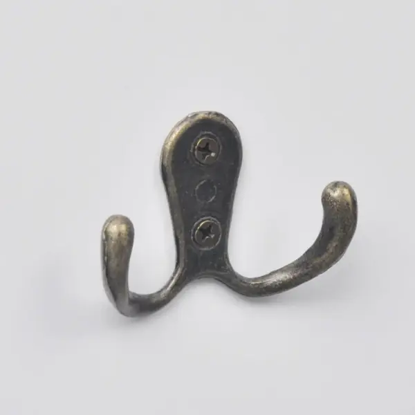 Barokkstiilis seinale paigaldatav riidenagikomplekt, 2 tk, valge, MDF ja nulupuit, 28 x 3,5 x 109 cm – 5