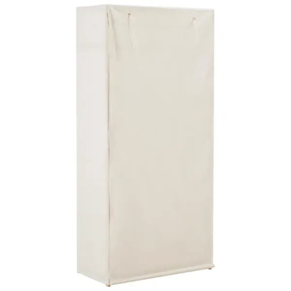Kangast garderoob riidepuutoruga, valge, kuusepuidust raam, 79 x 40 x 170 cm – 3