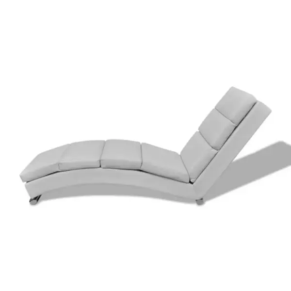 Valge kunstnahast lamamistool puitraamiga, 154 x 52,5 x 72 cm – 4