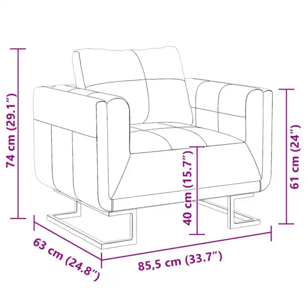 Valge kunstnahast tugitool kroomitud jalgadega, 85,5 x 63 x 74 cm – 6