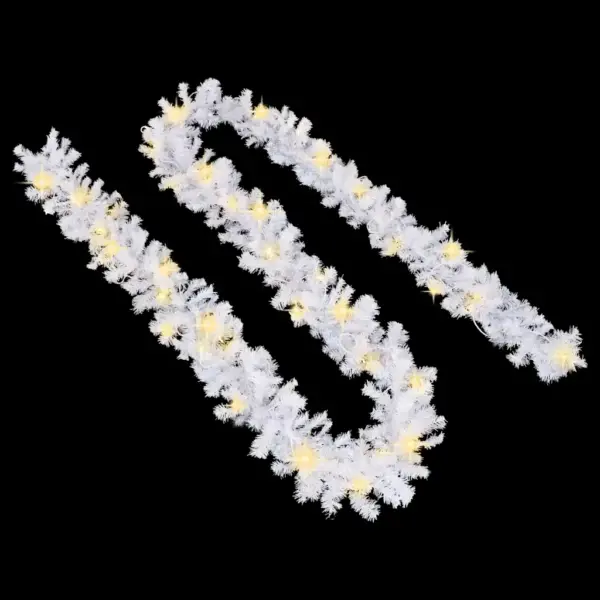 Valge LED-jõuluvanik 20 m, 300 sooja valge LEDiga, 4 valgusefekti, 1800 oksa – 4