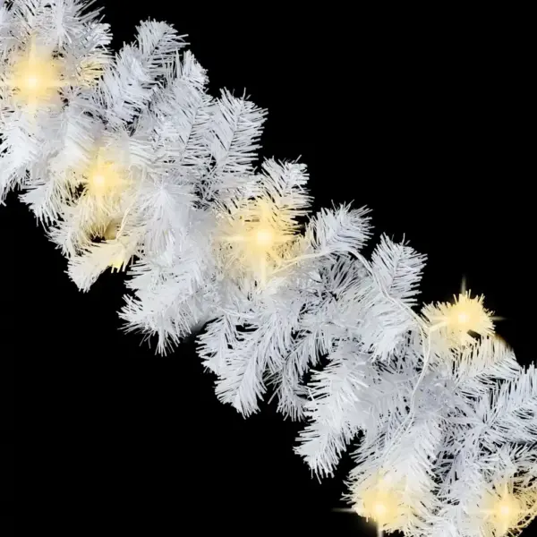 Valge LED-jõuluvanik 20 m, 300 sooja valge LEDiga, 4 valgusefekti, 1800 oksa – 6