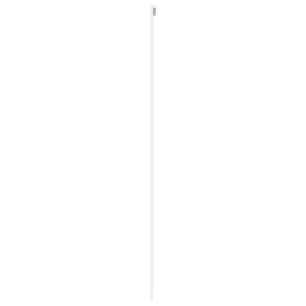 Valge klaasist liuguks alumiiniumraamiga, 90 x 205 cm – 5