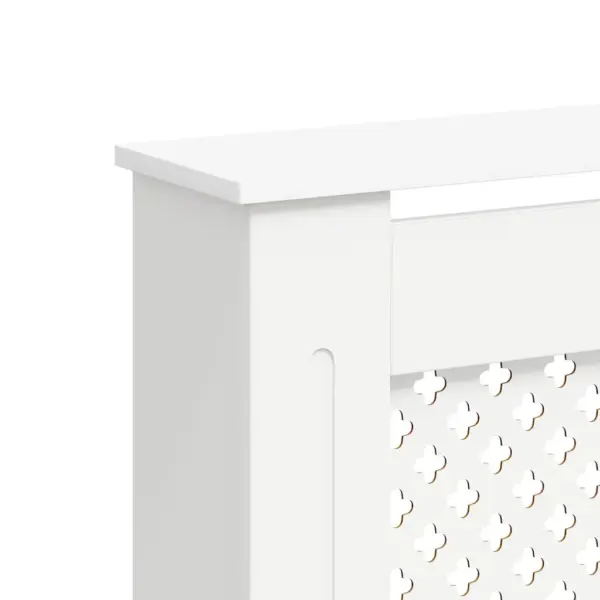 Valge matt MDF radiaatorikate, 172 x 19 x 81,5 cm – 7