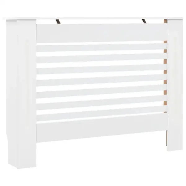 Valge MDF radiaatorikate 112 x 19 x 81,5 cm – 2