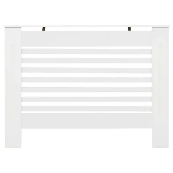 Valge MDF radiaatorikate 112 x 19 x 81,5 cm – 4