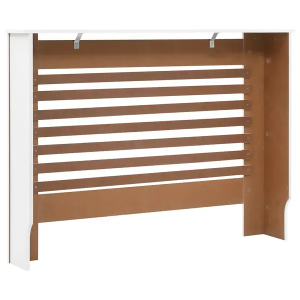 Valge MDF radiaatorikate 112 x 19 x 81,5 cm – 5
