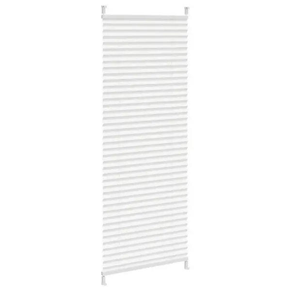 Valge plisseekardin klambrikinnitusega, 60 x 100 cm – 4