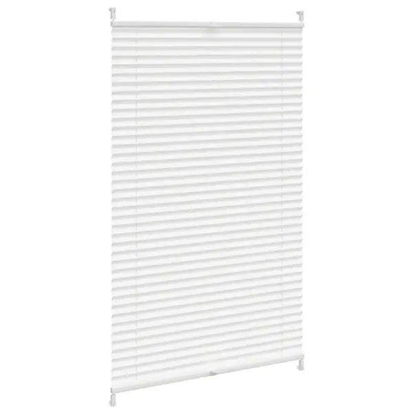 Valge plisseekardin klambrikinnitusega, 90 x 100 cm, kreppkangas – 3