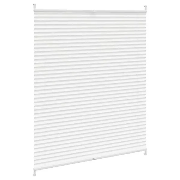 Valge plisseekardin klambrikinnitusega, 100 x 125 cm – 3
