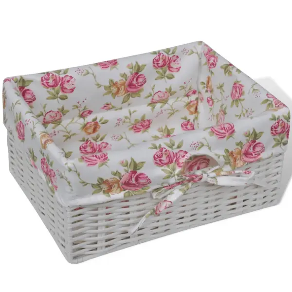 Valge puidust kapp 1 sahtli ja 3 korviga, Paulownia puit, 35 x 27 x 73,5 cm – 5