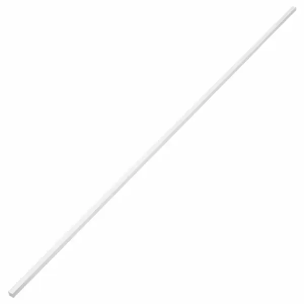 Valge PVC kaablikanal 10 x 10 mm, kruvitav, 30 m komplekt (30 tk) – 2