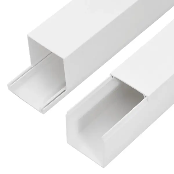 Valge PVC kaablikanalite komplekt, 40 x 25 mm, 10 x 1 m, kruvitav – 6