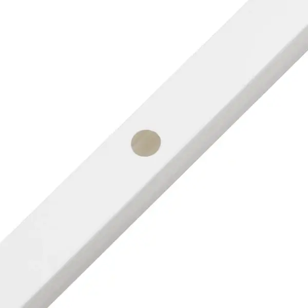 Valge PVC kaablikanalite komplekt, 10 tk, 30 x 20 mm, 1 m, kruvitav – 7