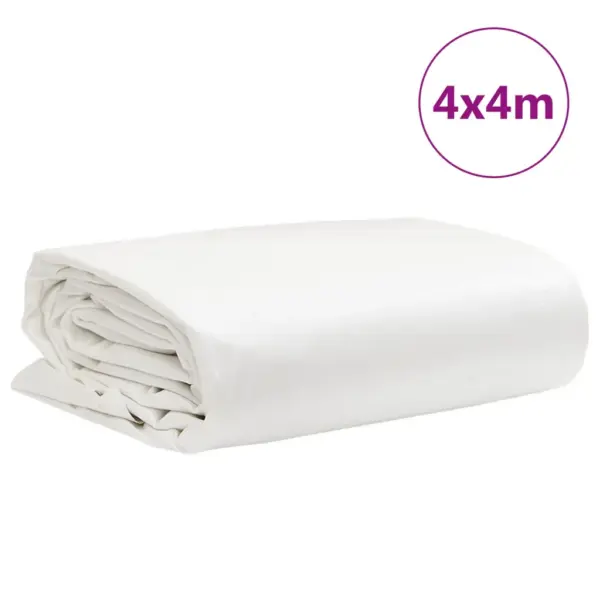 Valge veekindel PVC present, 4 x 4 m, 650 g/m² – 9