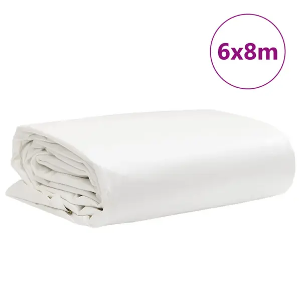 Veekindel PVC present aiamööbli ja haagiste katmiseks, valge, 6 x 8 m, 650 g/m² - 9
