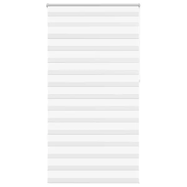 Valge sebraruloo kettmehhanismiga, 120 x 230 cm, 100% polüester – 2