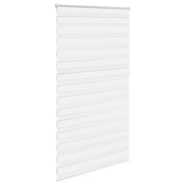 Valge sebraruloo kettmehhanismiga, 120 x 230 cm, 100% polüester – 3