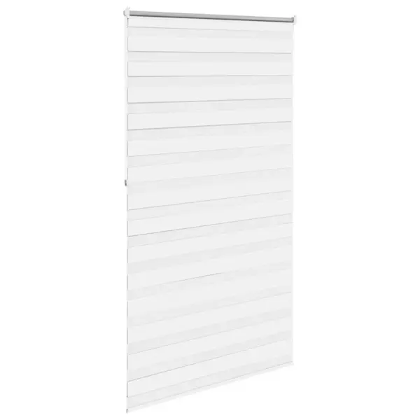 Valge sebraruloo kettmehhanismiga, 120 x 230 cm, 100% polüester – 4