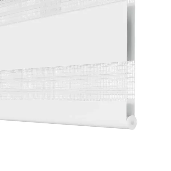 Valge sebraruloo kettmehhanismiga, 120 x 230 cm, 100% polüester – 10