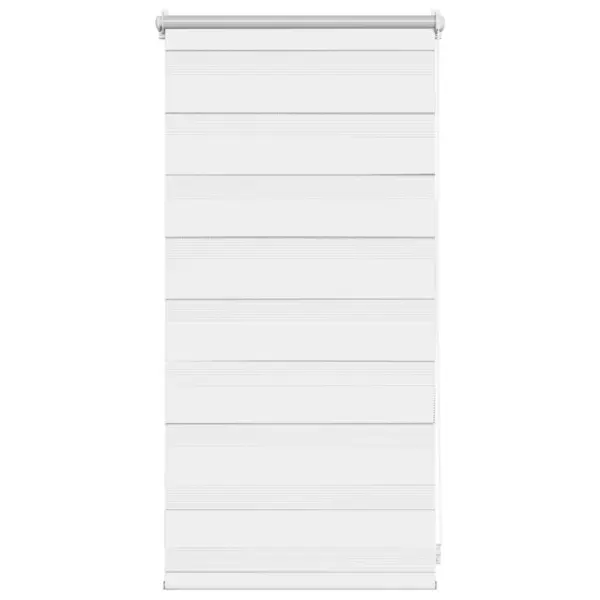 Valge sebraruloo kettmehhanismiga, 40 x 100 cm, 100% polüester – 2
