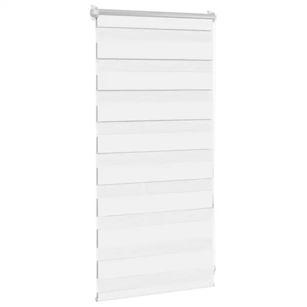 Valge sebraruloo kettmehhanismiga, 40 x 100 cm, 100% polüester – 3