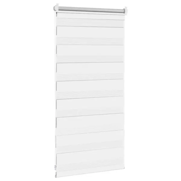 Valge sebraruloo kettmehhanismiga, 40 x 100 cm, 100% polüester – 4