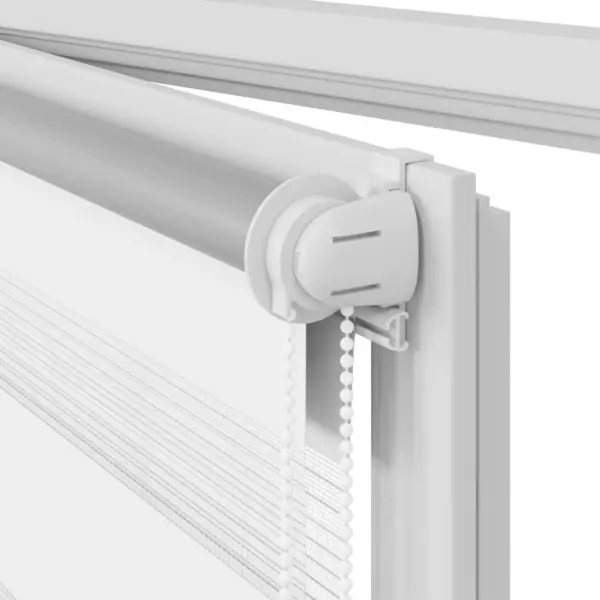 Valge sebraruloo kettmehhanismiga, 40 x 100 cm, 100% polüester – 9