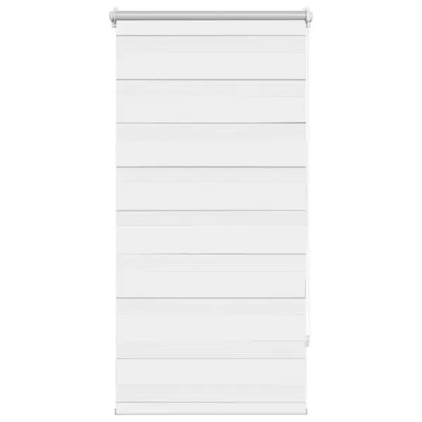 Valge sebraruloo päev-öö efektiga, 60 x 120 cm, 100% polüester – 2