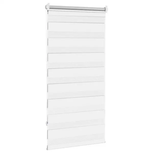 Valge sebraruloo päev-öö efektiga, 60 x 120 cm, 100% polüester – 4