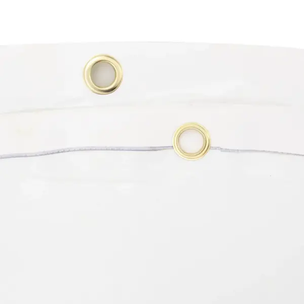 Valge ümmargune PVC present metallist aasadega, Ø 2,6 m, 650 g/m² - 5