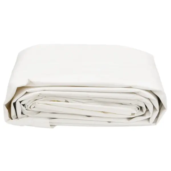Valge veekindel PVC present metallist aasadega, 1,5 x 2,5 m, 650 g/m² – 3