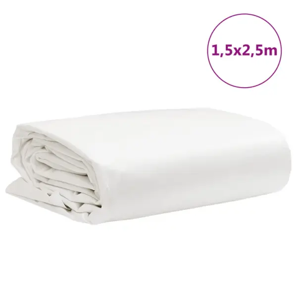 Veekindel PVC present aiamööbli ja ehitusmaterjalide katmiseks, valge, 1,5 x 2,5 m, 650 g/m² – 9