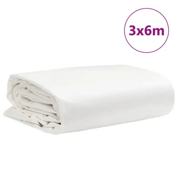 Valge veekindel PVC present 3 x 6 m, 650 g/m² – 9