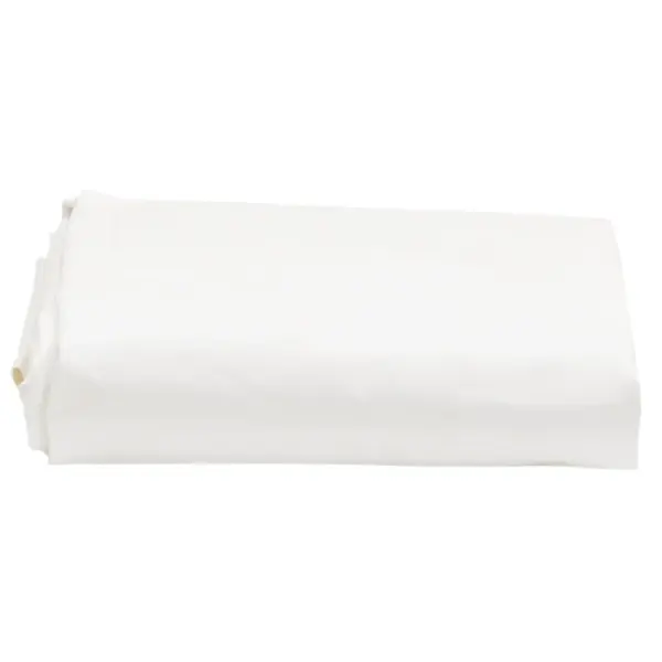 Valge ümmargune PVC present metallist aasadega, Ø 3 m, 650 g/m² – 2