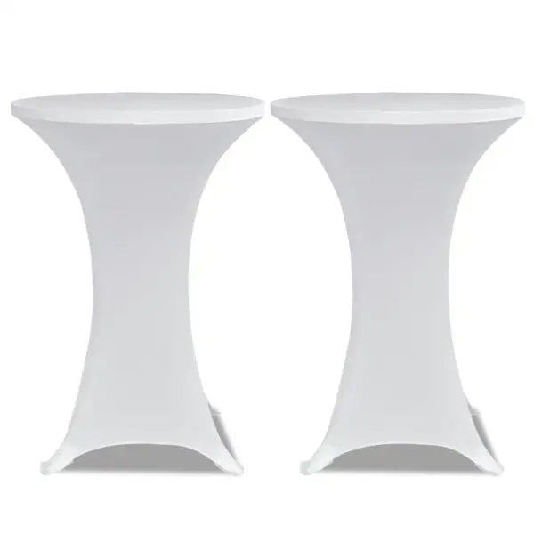 Veniv seisulauakate Ø 60 cm, valge, kuni 120 cm laudadele, 4 tk – 3