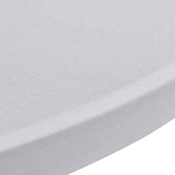 Veniv seisulauakate Ø 60 cm, valge, kuni 120 cm laudadele, 4 tk – 5