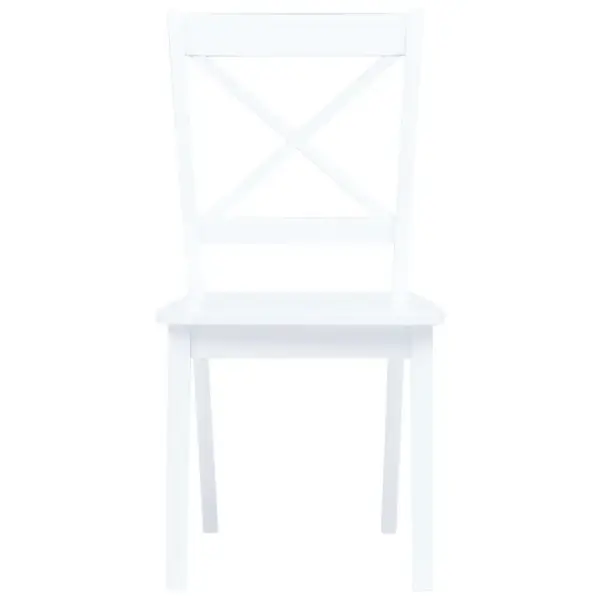 Valged kautšukipuidust söögitoolid, 2 tk, 45,5 x 52 x 90 cm – 3